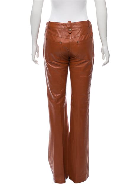 christian dior leather pants.